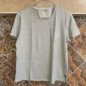 Men’s John Varvatos Star USA EMMETT T-Shirt Size XL Ivory and Black